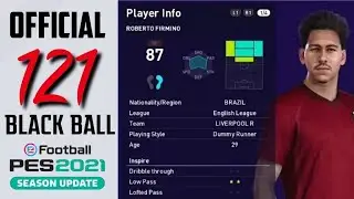 PES 2021 EVERY POSTION ALL BLACK BALL PLAYER RATINGS 😱🔥 | FT. UPGRADED FACES,PLAYING STYLE, etc...