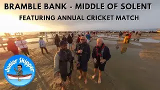 Bramble bank - Middle of solent - Featuring annual cricket match