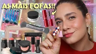 LOUCA POR MINIS!! 😍 USEI APENAS MAQUIAGENS  EM MINIATURA NESSE V&Iacute;DEO!! 