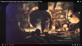 (Quakecon 2011) Skyrim beta Gameplay. Could Sneak Attack on left corner be edited to be like beta?