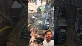Gearbox clean | Differential service #shorts #ytshorts #mechanic #tractor #service #gearbox