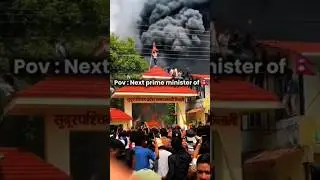 Pov: Next prime minister of 🇳🇵🫡💪 #nepal #genzs #100kvews #1millionsubscribers