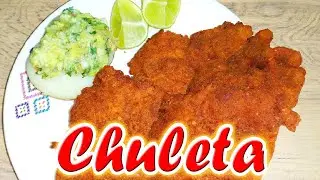 CHULETA DE CERDO - cómo preparar una exquisita chuleta de cerdo paso a paso... ¡DELICIOSA!