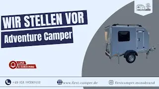 Adventure Camper - Der perfekte Mini-Wohnwagen für Dachzelte und Outdoorabenteuer!