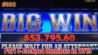 Part 4🤩 Jackpot Omnibus in 2019🤩 Massive Handpay Jackpot 赤富士スロット, 2019年度 ジャックポット総集編 パー4 / (#695)