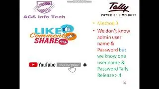How To Break Or Reset or Forgot Or Crack Tally Data Password to Recover Tally ERP 9