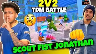 JONATHAN Vs SCOUT 2V2 TDM in 2025 😱 Jonathan SOLO 20 FINISHES | Scout Vs Jonathan BGMI