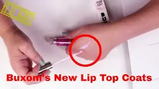 Buxom Cosmetics 🆕 Full-On&trade; Lip Polish NEW TOP COATS ✨❇ Review and Swatches