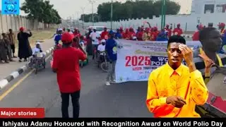 Ishiyaku Adamu Honoured with Recognition Award on World Polio Day