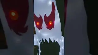 Halloween inflatable falls down