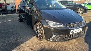 SEAT IBIZA 1.0TSI FR HATCHBACK MANUAL 2017 67-PLATE BLACK