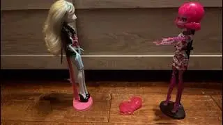 Create a monster blob girl vs the main ghouls🩷