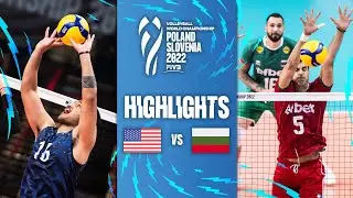 🇺🇸 USA vs. 🇧🇬 BUL - Highlights Preliminary Phase | Men's World Championships 2022