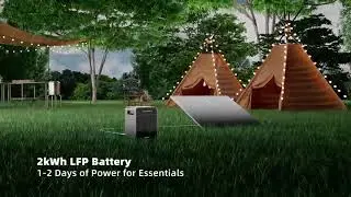 Waterproof 500W/2kWh Solar Generator with 500W PV Input
