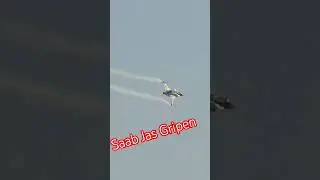 Saab Jas Gripen brutal fighter jet display