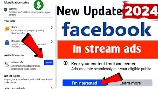 Facebook monetization big update bangla|in stream ads new update 2024 ! ফেসবুক মনিটাইজেশন নতুন আপডেট