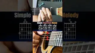 Simple Fingerstyle Melody #Shorts