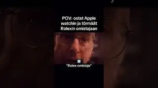 Rolex omistajat ovat aina oikeessa, k&auml;y ostamassa Rolexi kellotuxissta #rolex #kello #osta