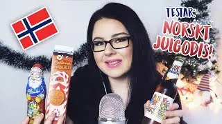 ASMR Norskt Julgodis | Eating Sounds / Crinkle / Tapping (Swedish Whisper)