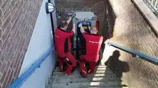 Schwerlastteam, 300kg Treppe hoch.... Treppensteiger