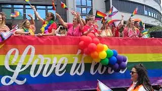 Pride march Oslo city 2024#travel #norway #europeancapital #lgbt #lgbtq