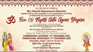 Five Nights Gita Gyan Yagna - Night 5