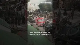 India: Massive Fire Breaks Out Inside Army Camp In Uttarakhand | N18G
