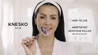 How To Use Amethyst Gemstone Roller | KNESKO Skin