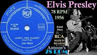 Elvis Presley | Lawdy, Miss Clawdy | RCA 78 rpm | 1956 Belgium