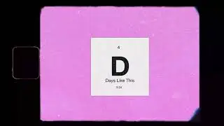 The Natural Synthetic - Days Like This (Official Music Video)