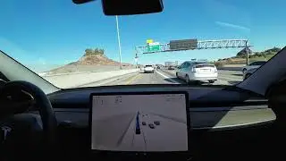 Tesla FSD 11.4.4 fights with slower traffic