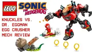 Lego Sonic the Hedgehog Knuckles Vs. Dr. Eggman Egg Crusher Mech Review 