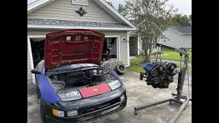 How to Resurrect a Z32! Ep7 - Engine and Transmission Removal