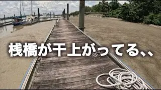 【ボルネオ島船旅】夜中に係留した桟橋が、朝起きたらまさかの、、、