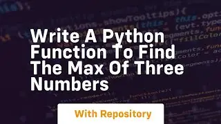 Write a python function to find the max of three numbers