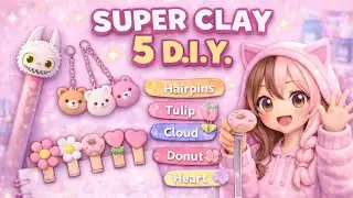 5 Super Cute Clay Ideas 😍 | Easy Clay Crafts for Beginners ✨