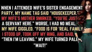 At my wife&rsquo;s sister&rsquo;s wedding, my name tag said 'housekeeper'&hellip; so i left  Law Firm Party