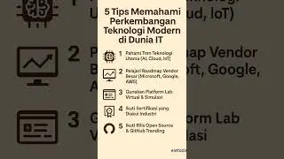 Perkembangan dunia IT #informationtechnology