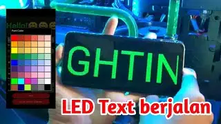 Tutorial Aplikasi Text LED Signboard. BIKIN TEKS KEREN DI Android mu !👍
