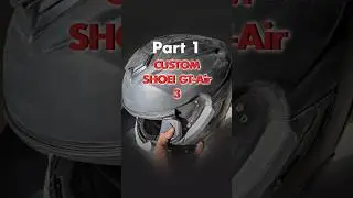 Custom SHOEI GT-Air 3 Helmet Paint Job (Part 1) | Step-by-Step Airbrush & Detailing Process
