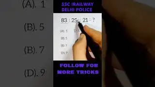 Reasoning short trick| #reasoning #maths #shorts#mathshorts #ssc #shorts