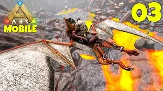 This New Lava Mountain Looks Crazy 🤯 - Ark Mobile Revamp | The Island Episode 03