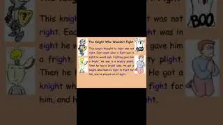 Phonics story &ldquo;igh&rdquo; #handsonphonics #phonicstraining #phonicssoundwords #spokenenglish #earlyreader