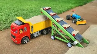 Diy tractor making road with fully loaded truck science project | @MiniCreative1 | @sanocreator