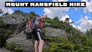 Backpacking in Stowe, Vermont - Butler Lodge shelter & Mount Mansfield