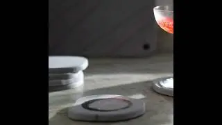 Cocktails, Without the Rings - Stone Coasters 🌿 #EcoLiving #SustainableHome