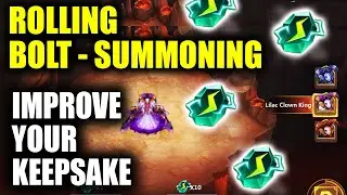 ROLLING BOLT - SUMMONING STONE💎IMPROVE YOUR KEEPSAKE💎CASTLE CLASH