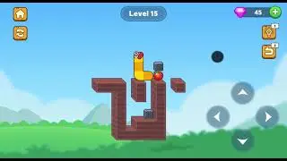 Hungry Worm - Greedy Worm. Level 15. Walkthrough.