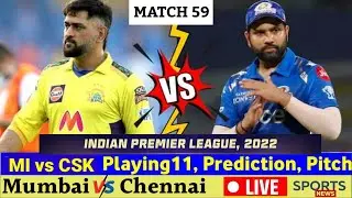 MI vs CSK IPL 2022 Match playing 11 l Mumbai Indians vs Chennai super kings match ipl news