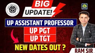 Big Update | UP Assistant Professor Exam 2025 | new dates out | #upap2025